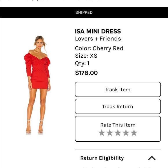 ISA MINI DRESS Lovers + Friends XS Revolve - Picture 3 of 4